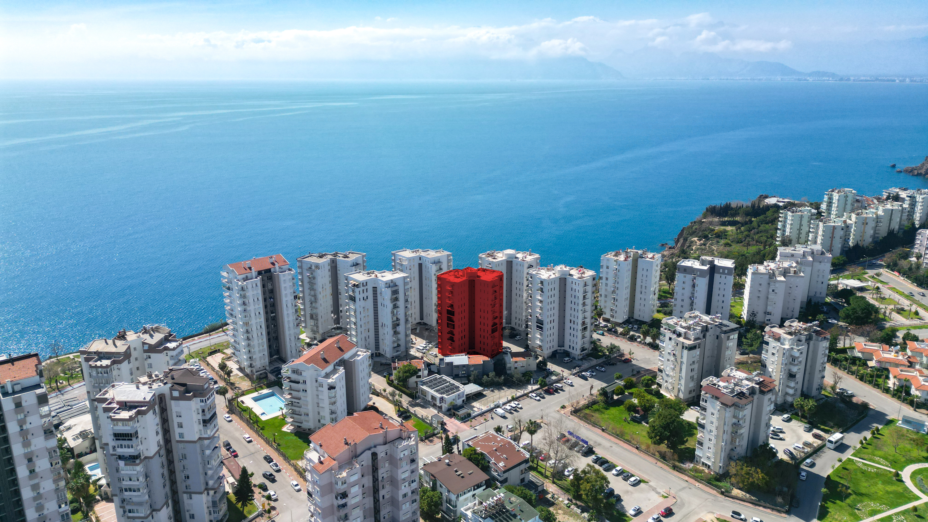 Eski Larada, Deniz Manzaralı, Yenilenmiş Lux Satılık Daire